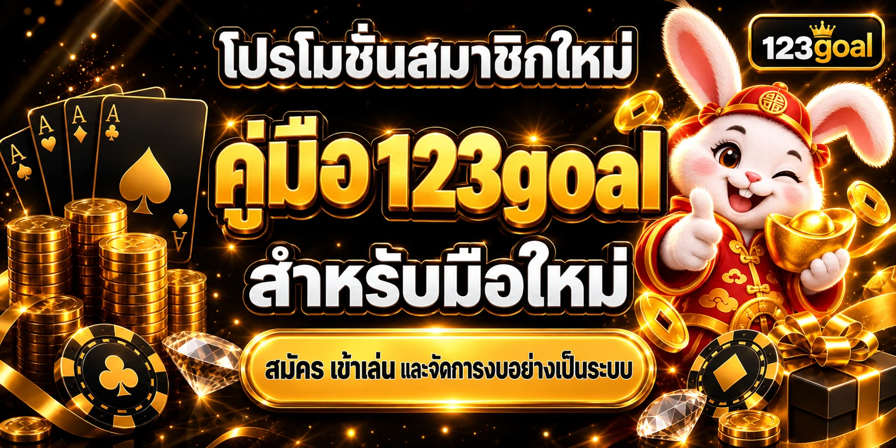 123goal คู่มือมือใหม่ สมัคร เข้าเล่น และจัดการงบ